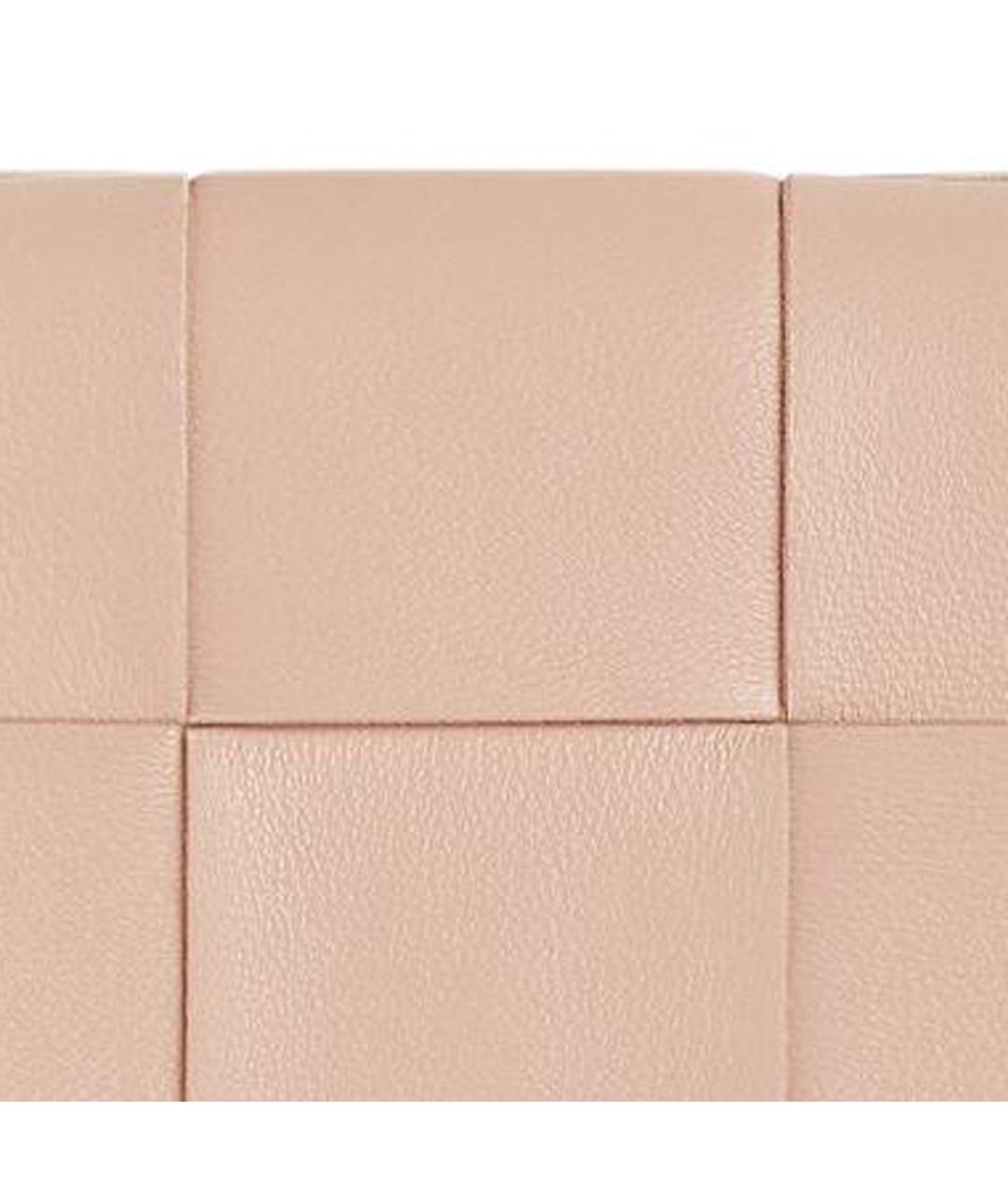 BOTTEGA VENETA Розовый кожаный кардхолдер, фото 4