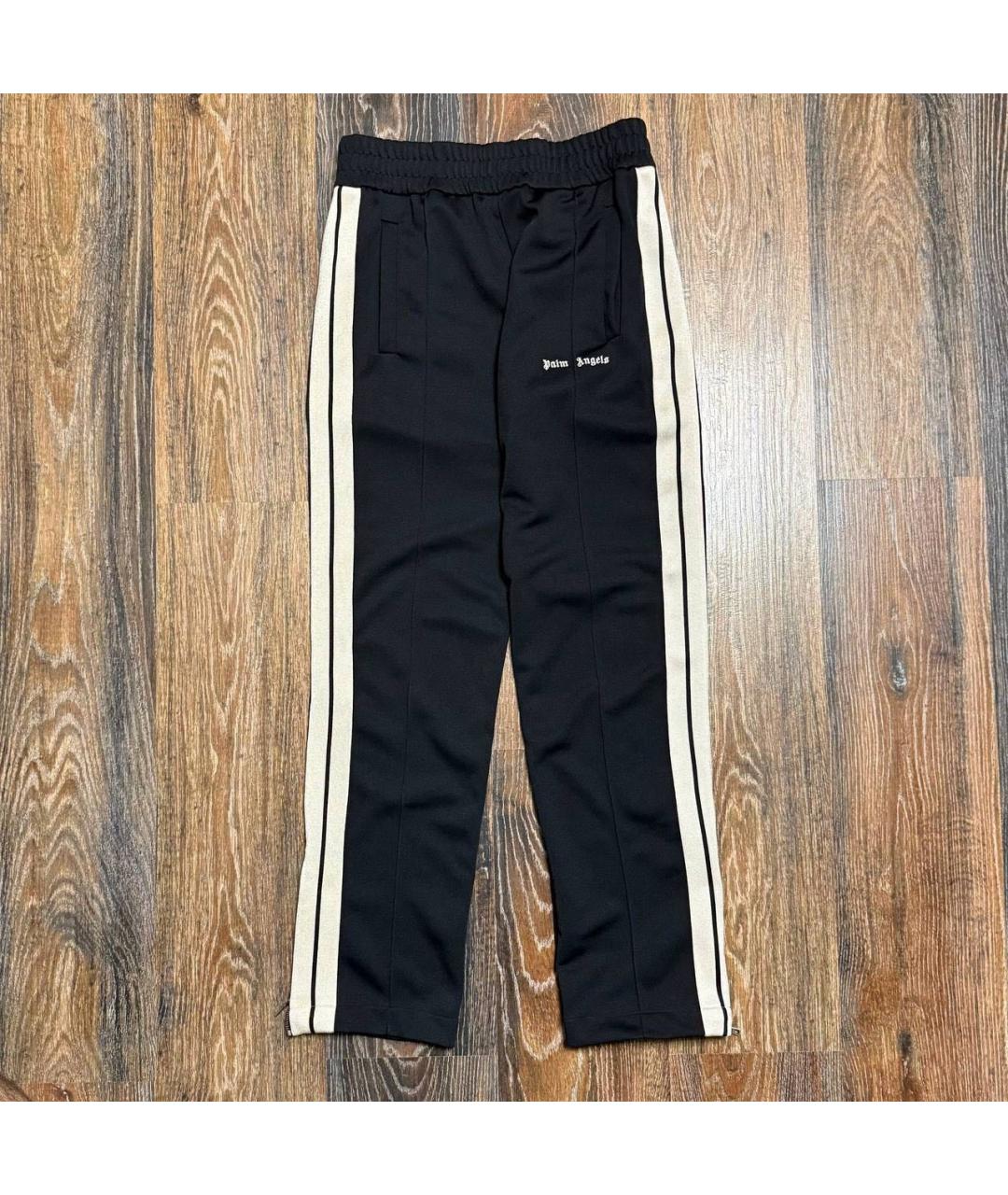 PALM ANGELS Черные полиэстеровые повседневные брюки, фото 5