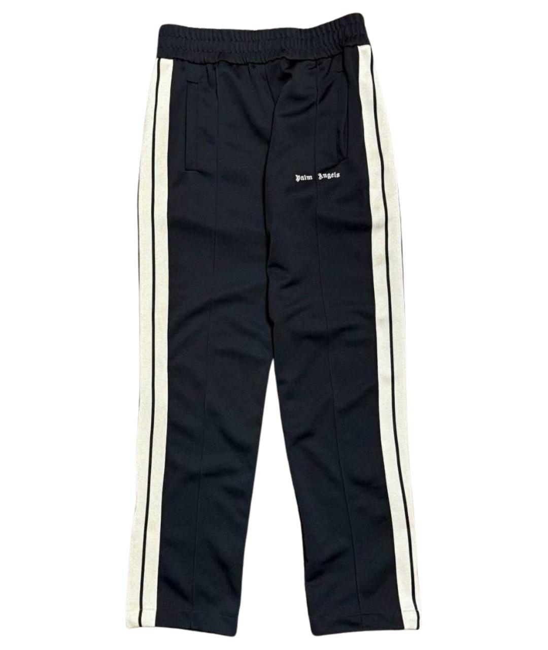 PALM ANGELS Черные полиэстеровые повседневные брюки, фото 1