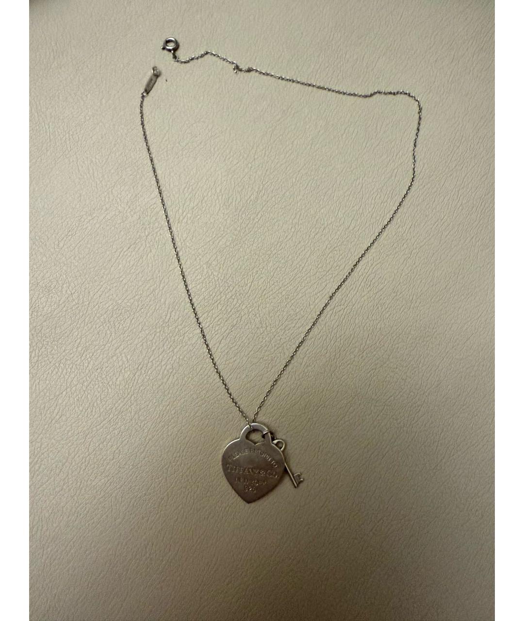 TIFFANY&CO Серебряное серебряное колье, фото 5