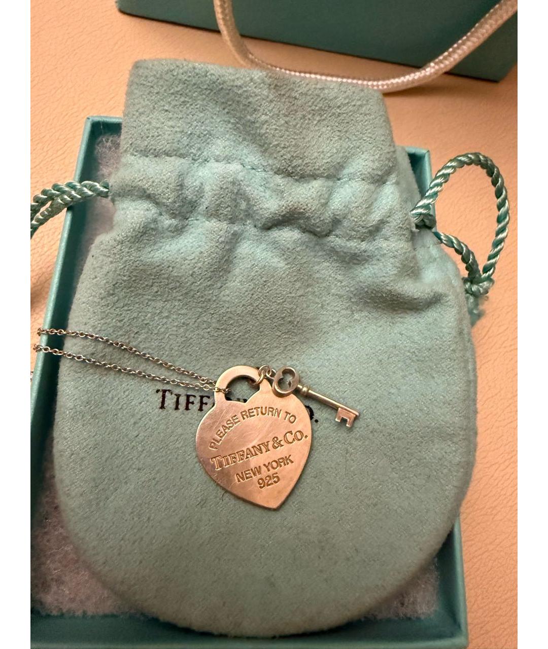 TIFFANY&CO Серебряное серебряное колье, фото 3