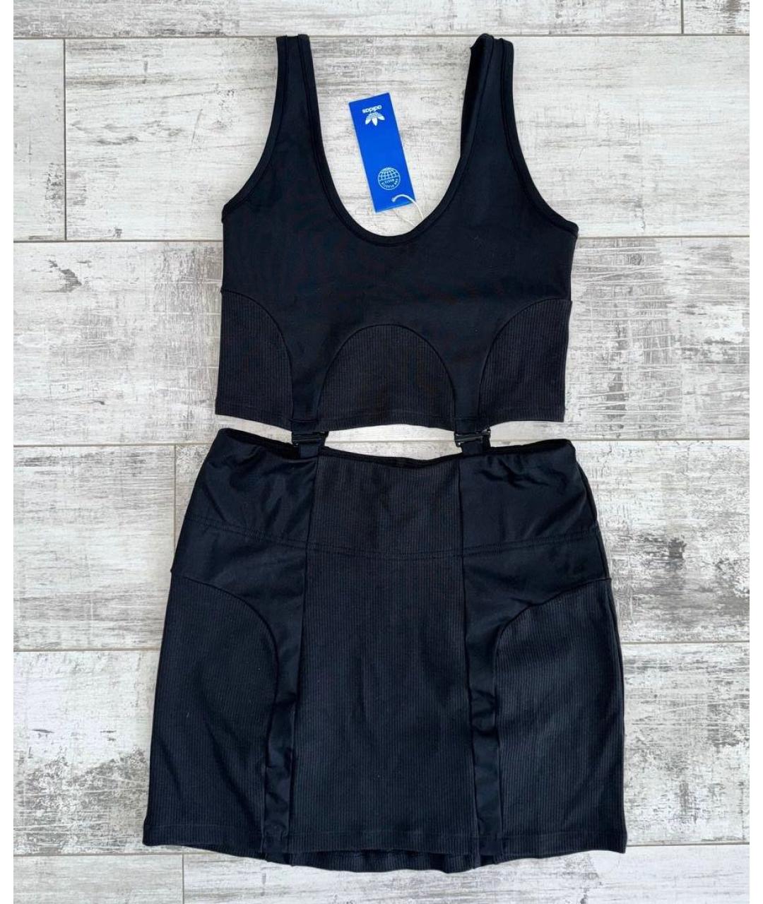 ADIDAS Черный полиэстеровый спортивные костюмы, фото 2