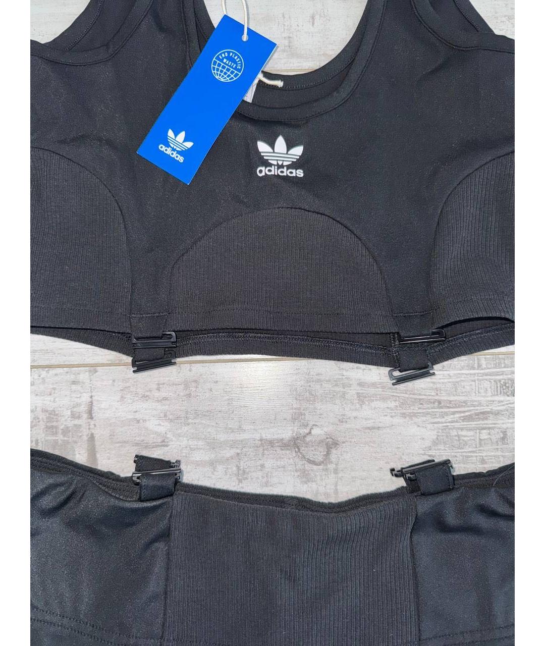 ADIDAS Черный полиэстеровый спортивные костюмы, фото 3