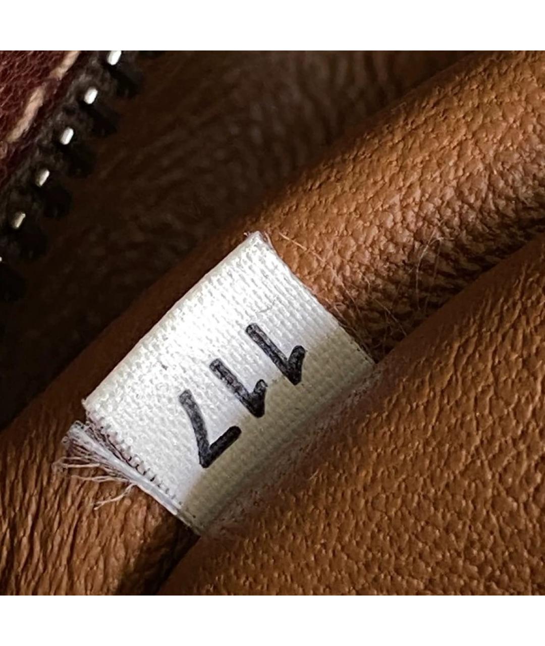 PRADA Коричневая кожаная сумка с короткими ручками, фото 8