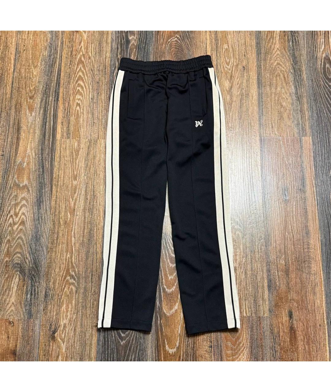 PALM ANGELS Черные полиэстеровые повседневные брюки, фото 5