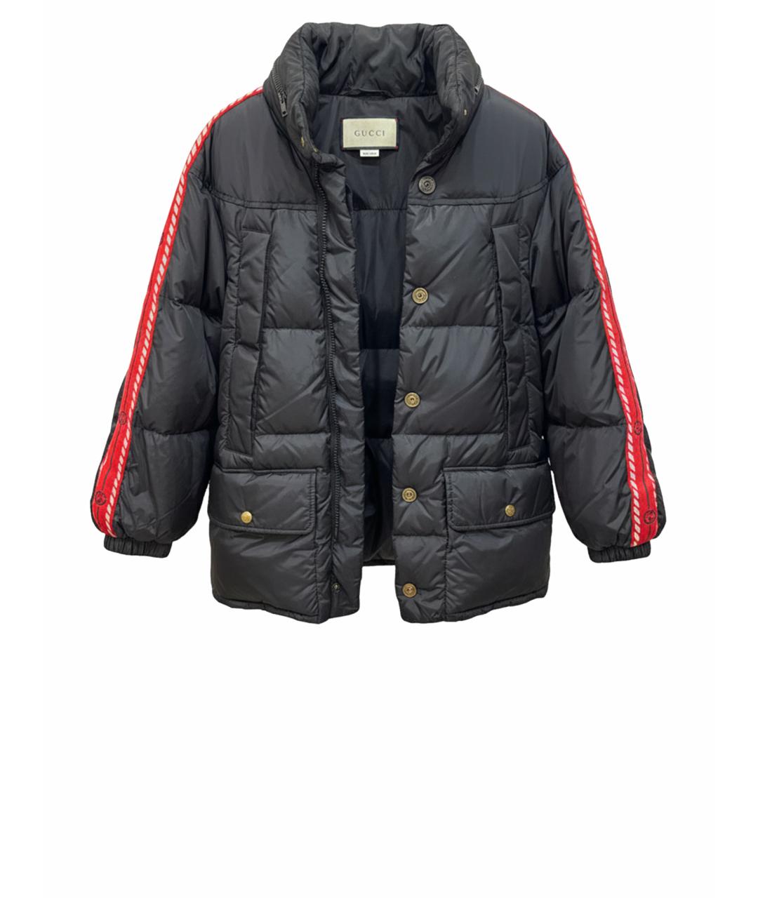 GUCCI Черный полиамидовый пуховик, фото 1