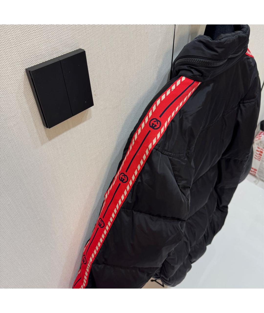 GUCCI Черный полиамидовый пуховик, фото 4