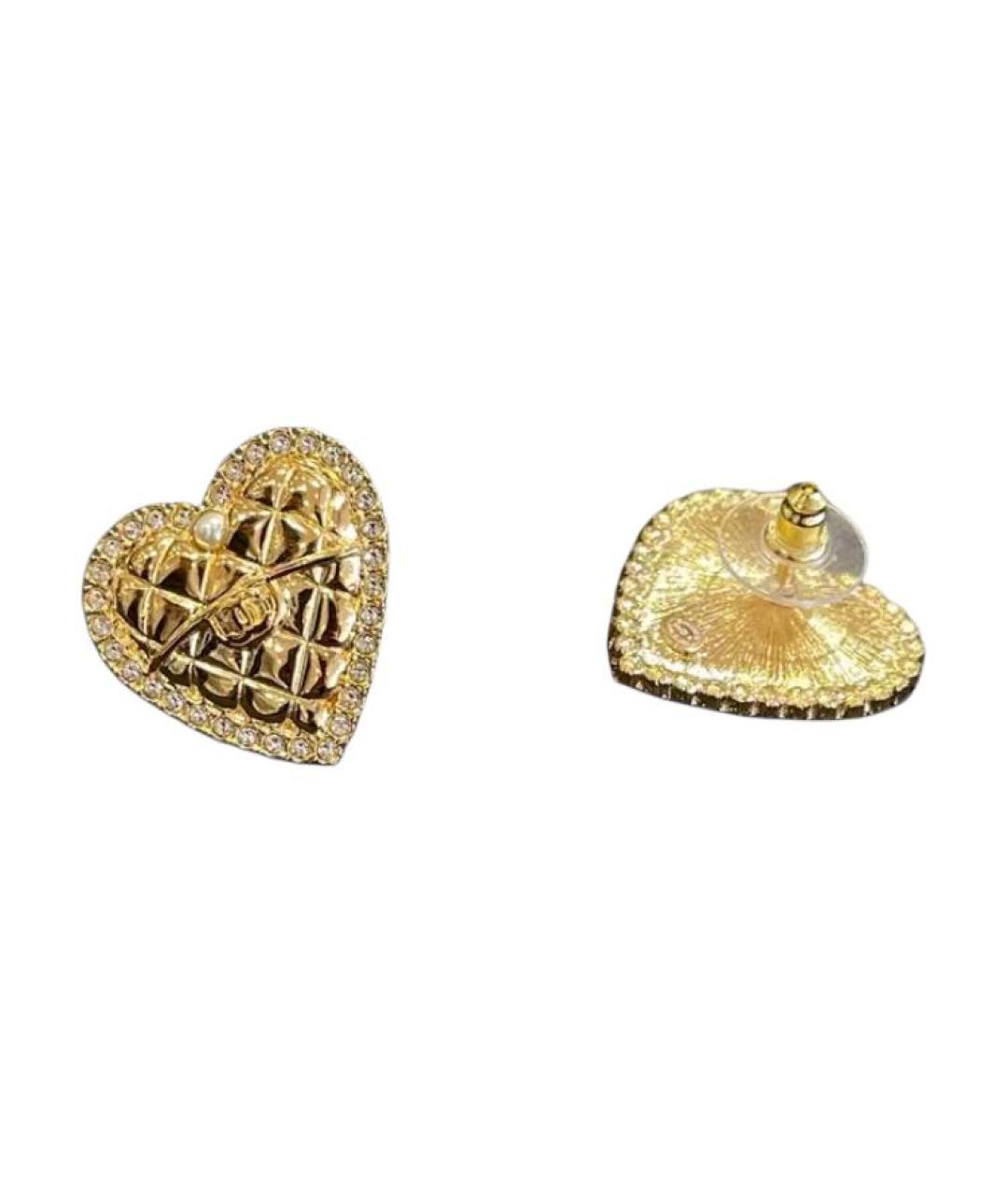 CHANEL Золотые серьги, фото 2