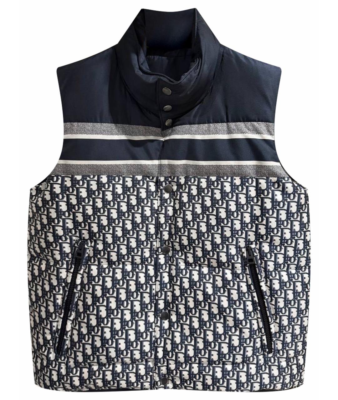 CHRISTIAN DIOR Темно-синий жилет, фото 1
