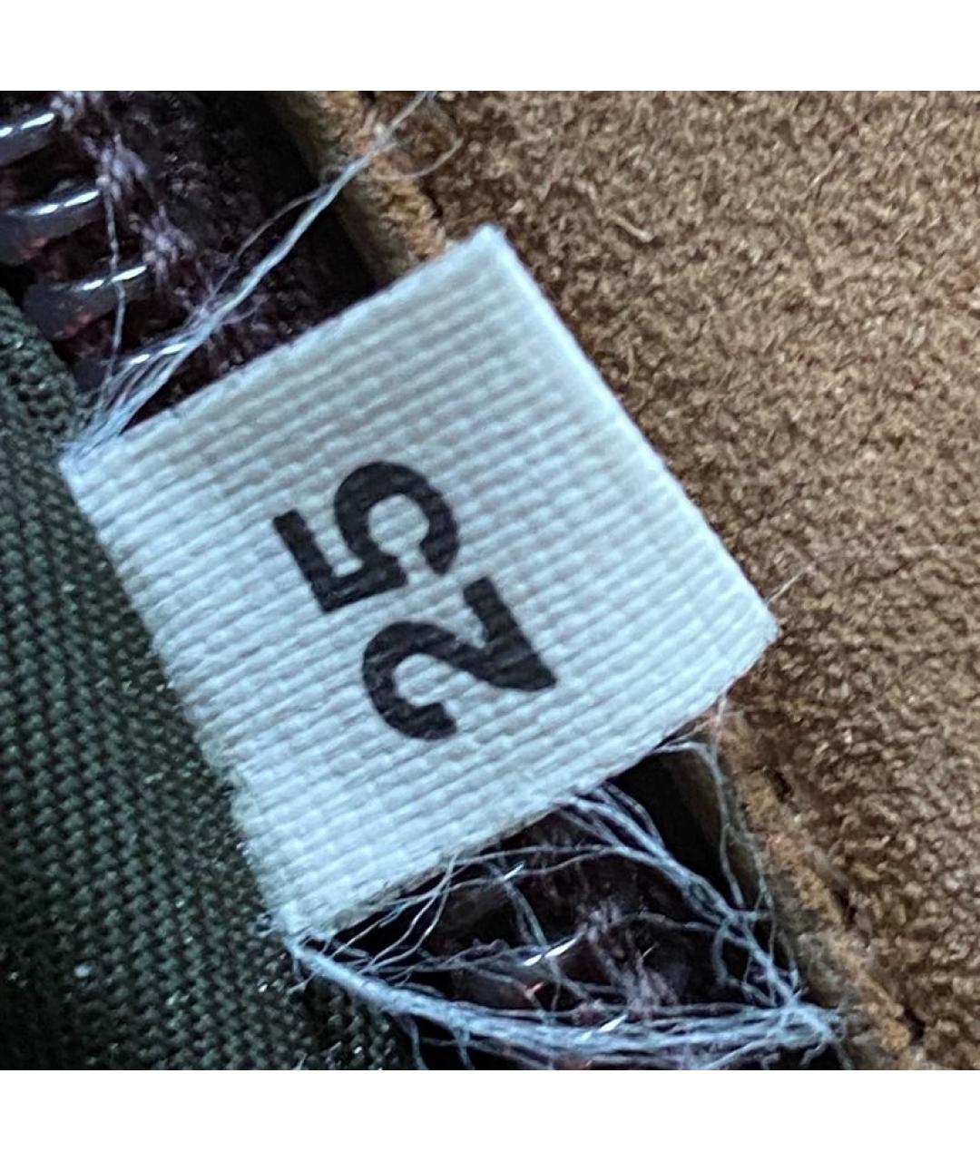 PRADA Коричневая замшевая сумка через плечо, фото 9