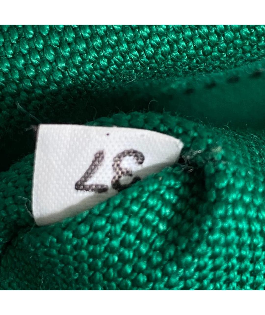 MIU MIU Зеленая тканевая сумка тоут, фото 5