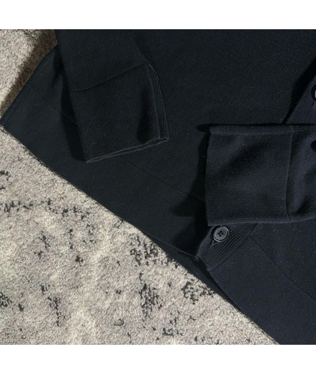 POLO RALPH LAUREN Черный хлопковый кардиган, фото 4