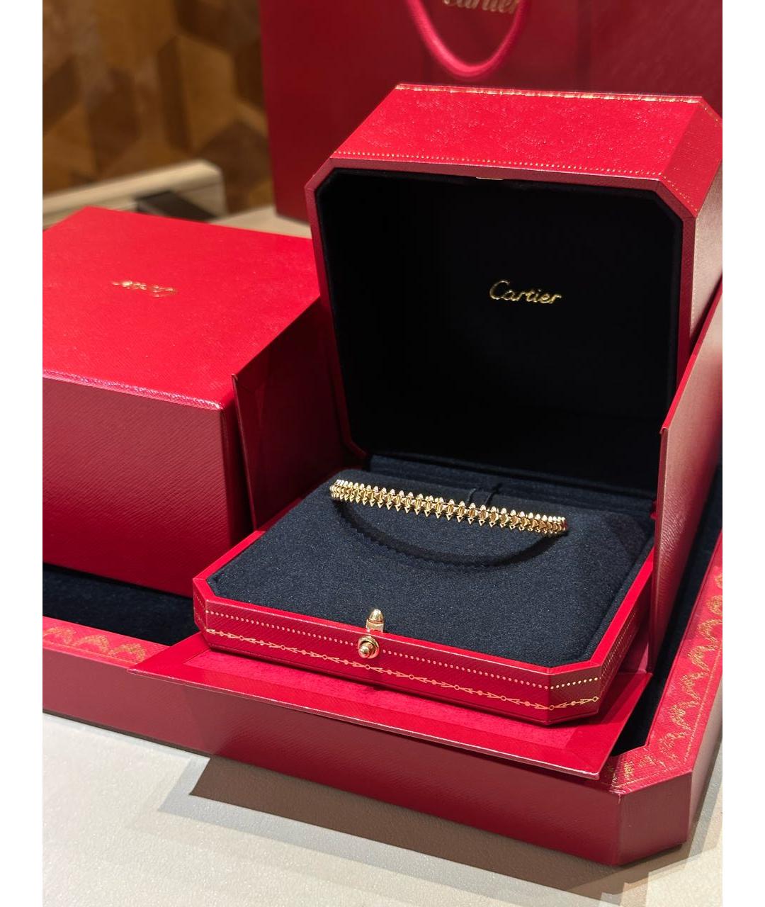 CARTIER Золотой браслет из желтого золота, фото 2