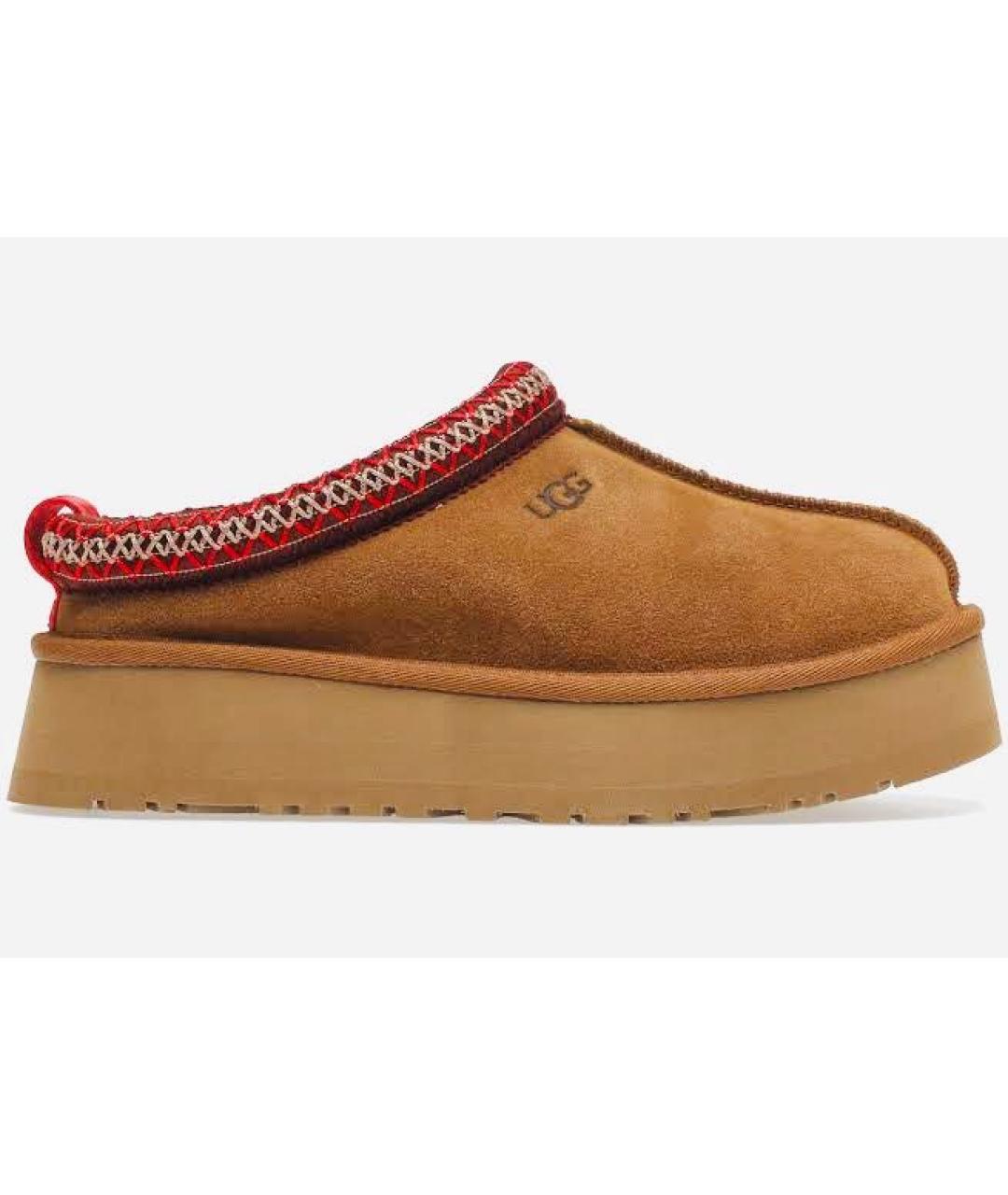 UGG AUSTRALIA Коричневые замшевые сабо, фото 9