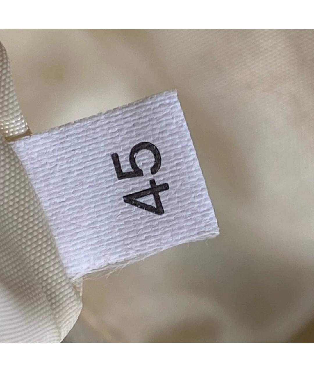 MIU MIU Бежевая кожаная сумка с короткими ручками, фото 4