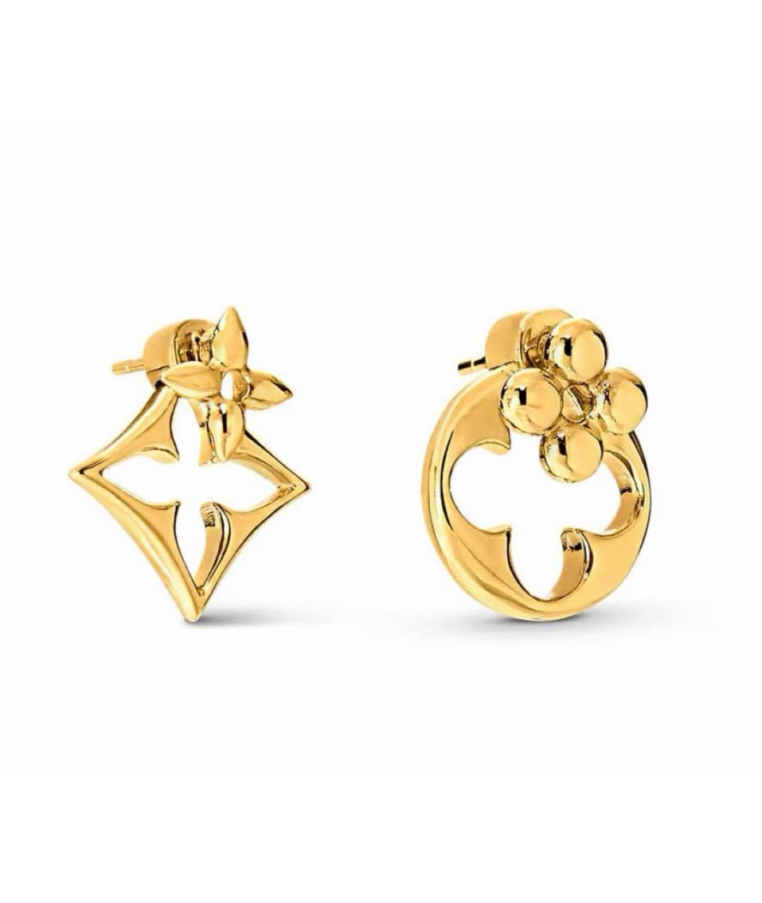 LOUIS VUITTON Золотые серьги, фото 1