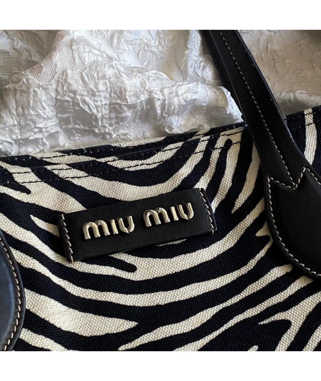 MIU MIU Мульти тканевая сумка тоут, фото 3