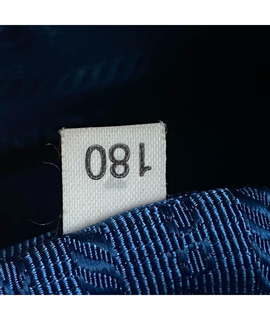 PRADA Синяя кожаная сумка тоут, фото 9