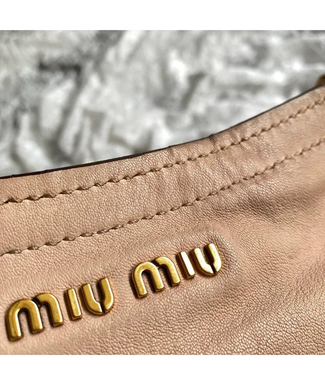 MIU MIU Мульти сумка с короткими ручками из экзотической кожи, фото 5