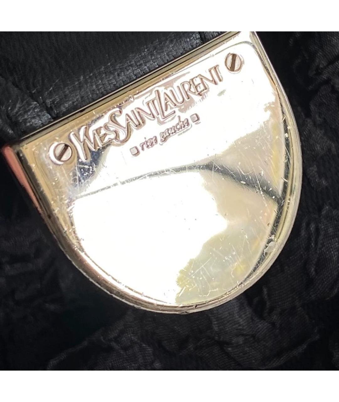 SAINT LAURENT Розовая тканевая сумка через плечо, фото 5