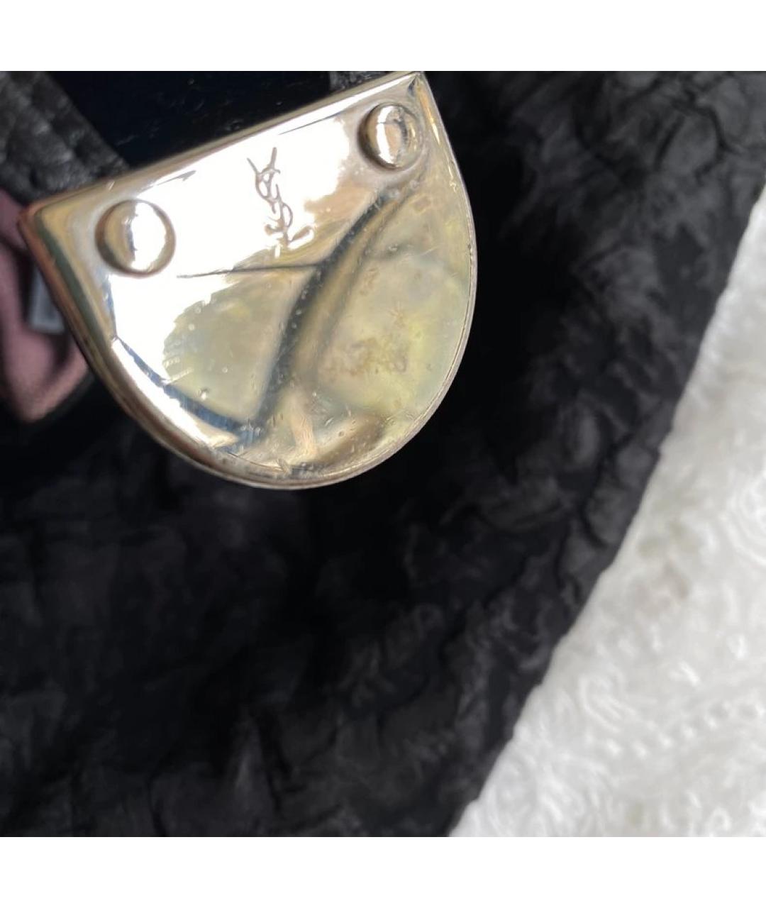 SAINT LAURENT Розовая тканевая сумка через плечо, фото 6