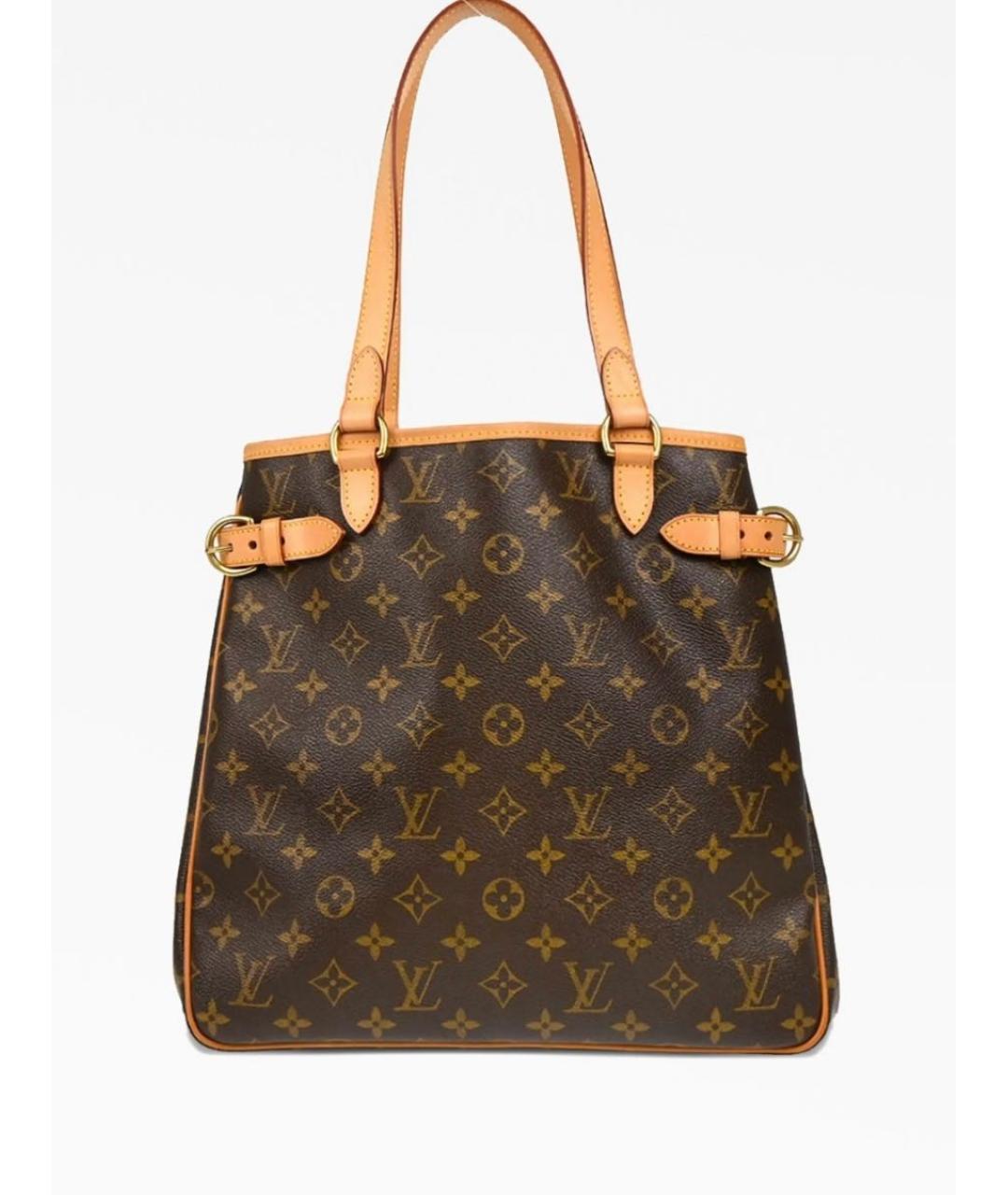 LOUIS VUITTON Коричневая сумка тоут, фото 9