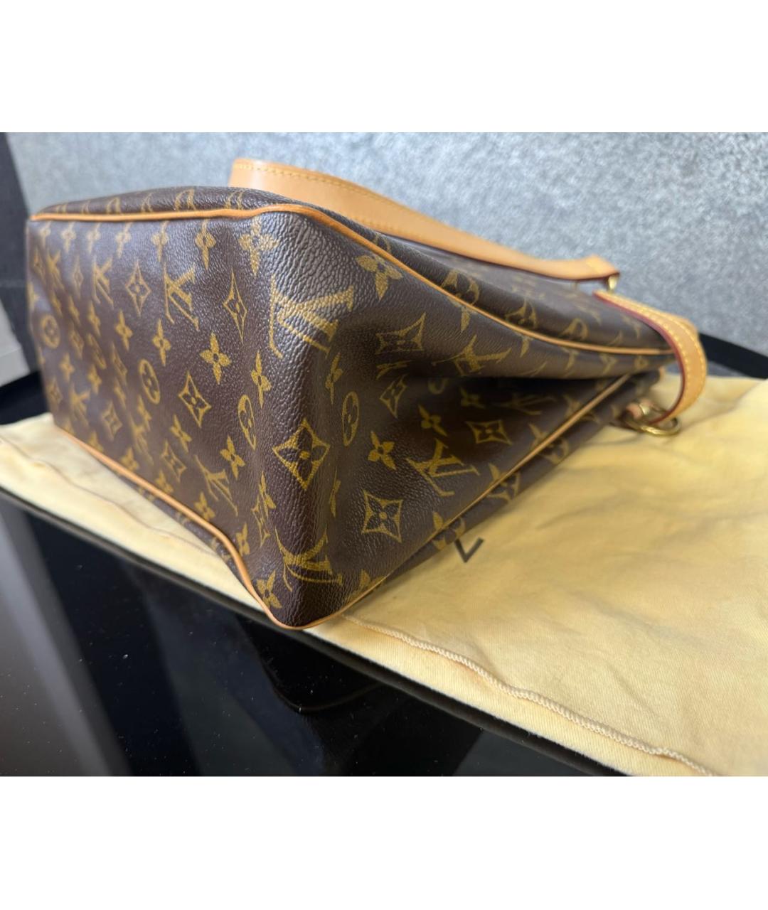 LOUIS VUITTON Коричневая сумка тоут, фото 7