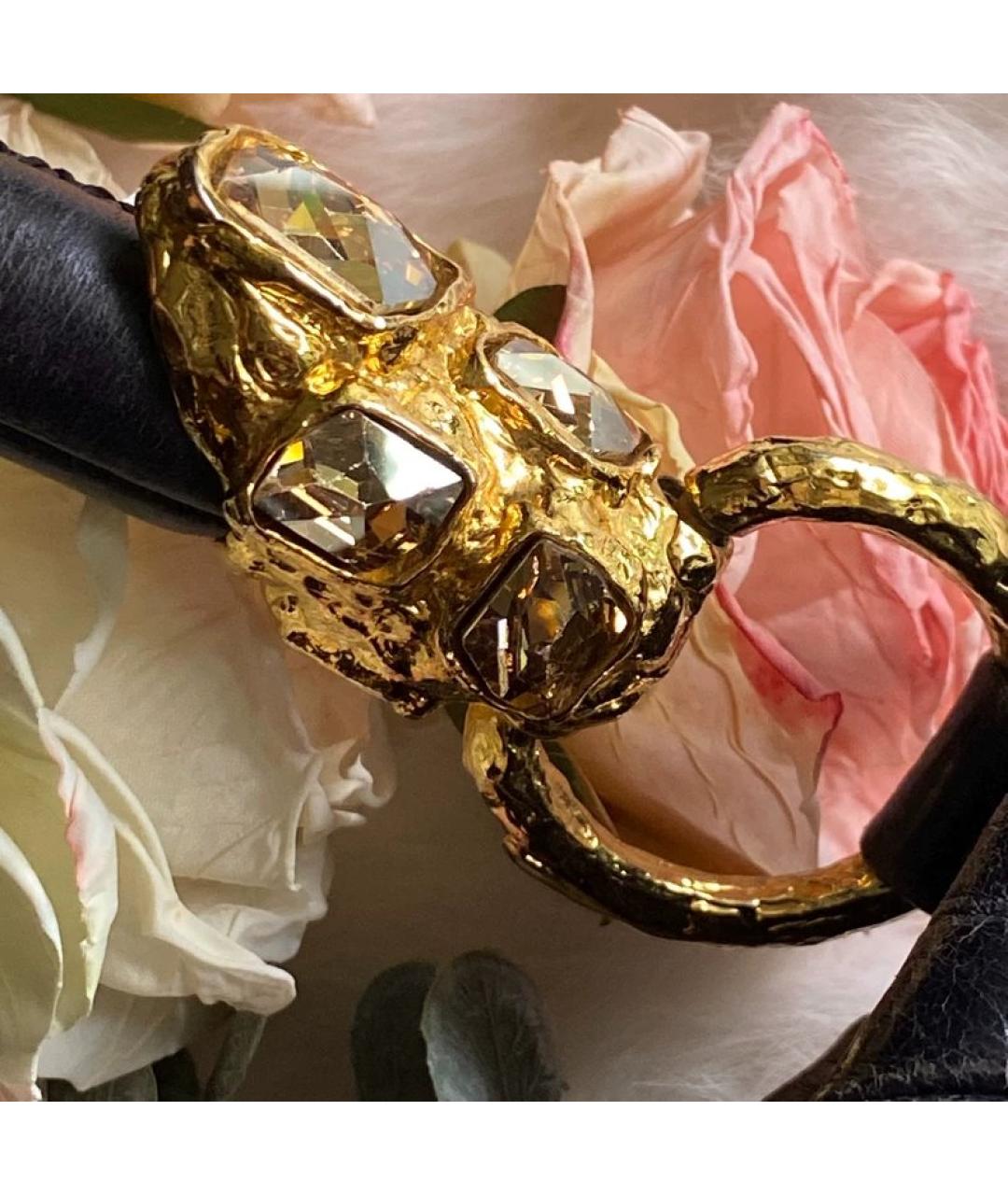 MIU MIU Темно-синяя кожаная сумка с короткими ручками, фото 2