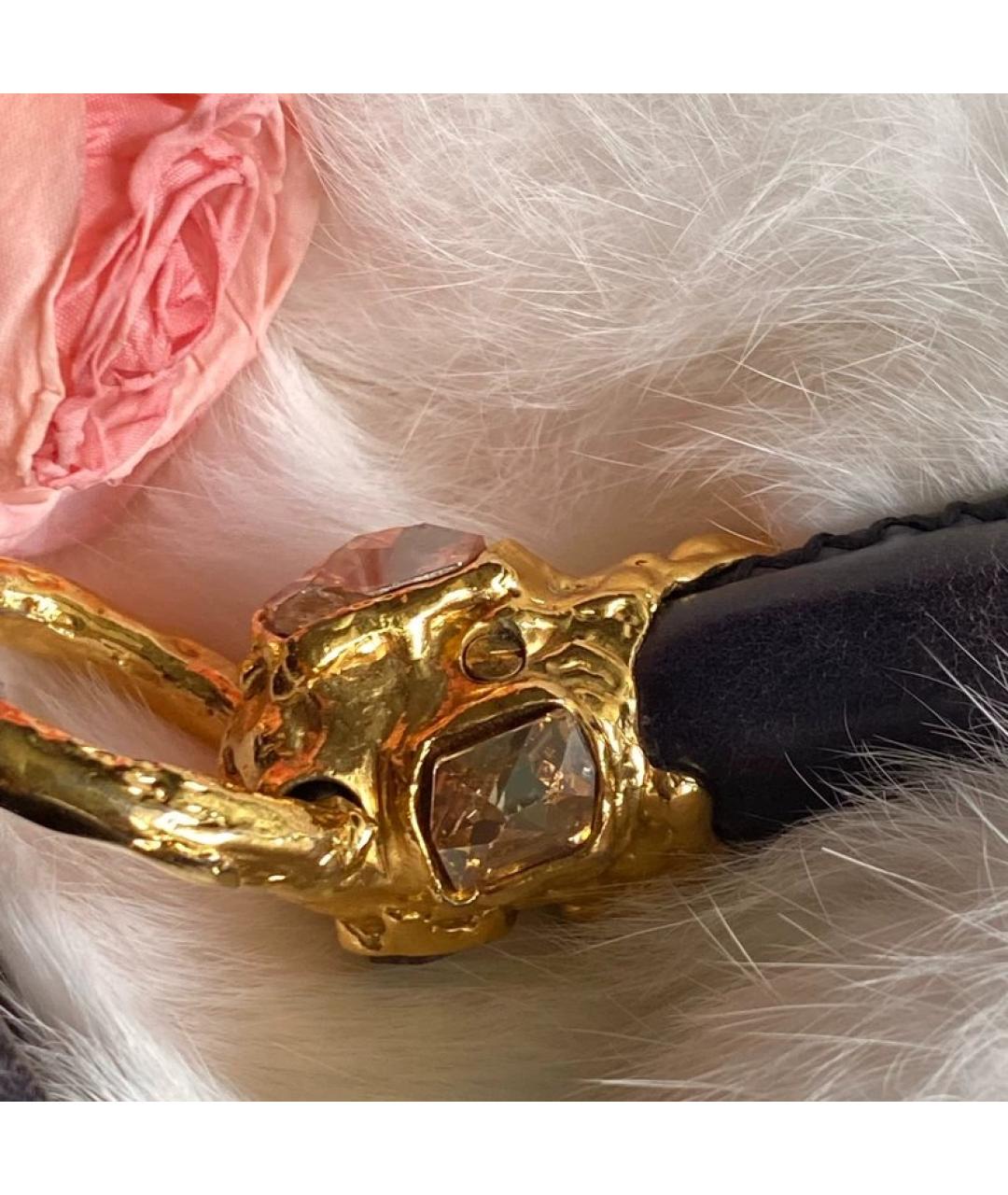 MIU MIU Темно-синяя кожаная сумка с короткими ручками, фото 4