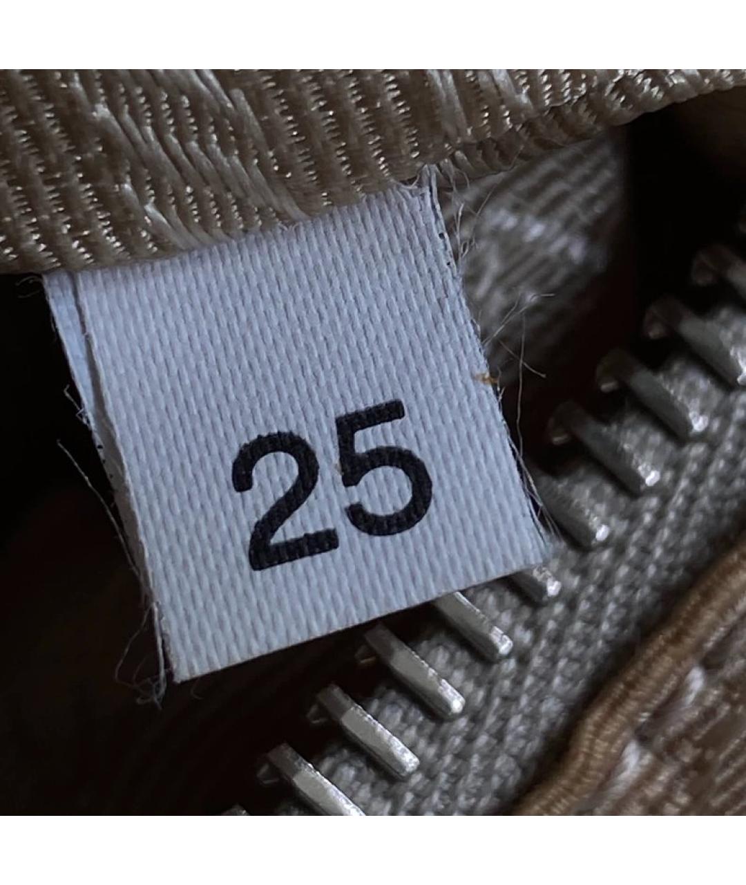 PRADA Бежевая тканевая сумка с короткими ручками, фото 9