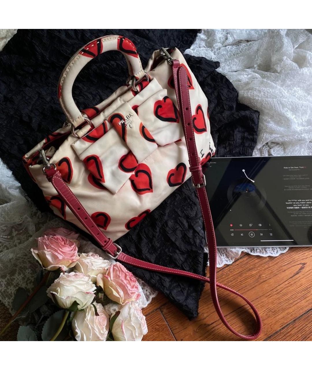 PRADA Мульти тканевая сумка с короткими ручками, фото 8