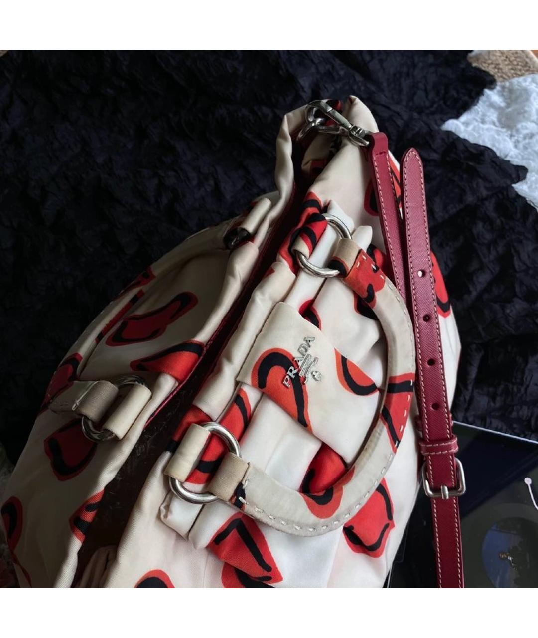 PRADA Мульти тканевая сумка с короткими ручками, фото 2