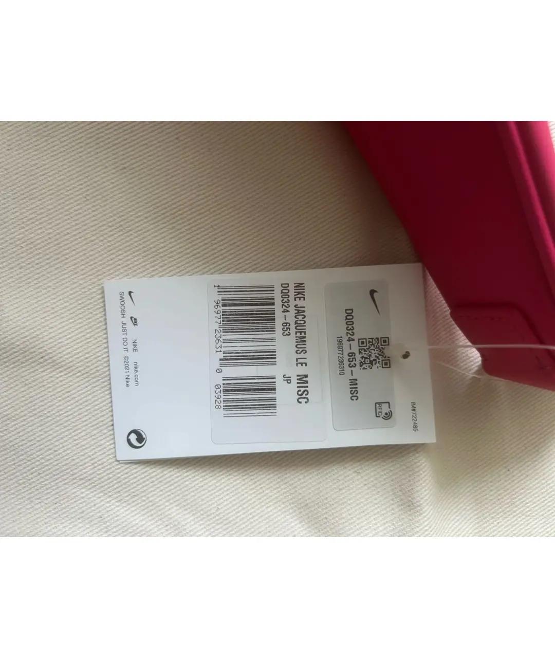 JACQUEMUS Фуксия кожаная сумка через плечо, фото 3