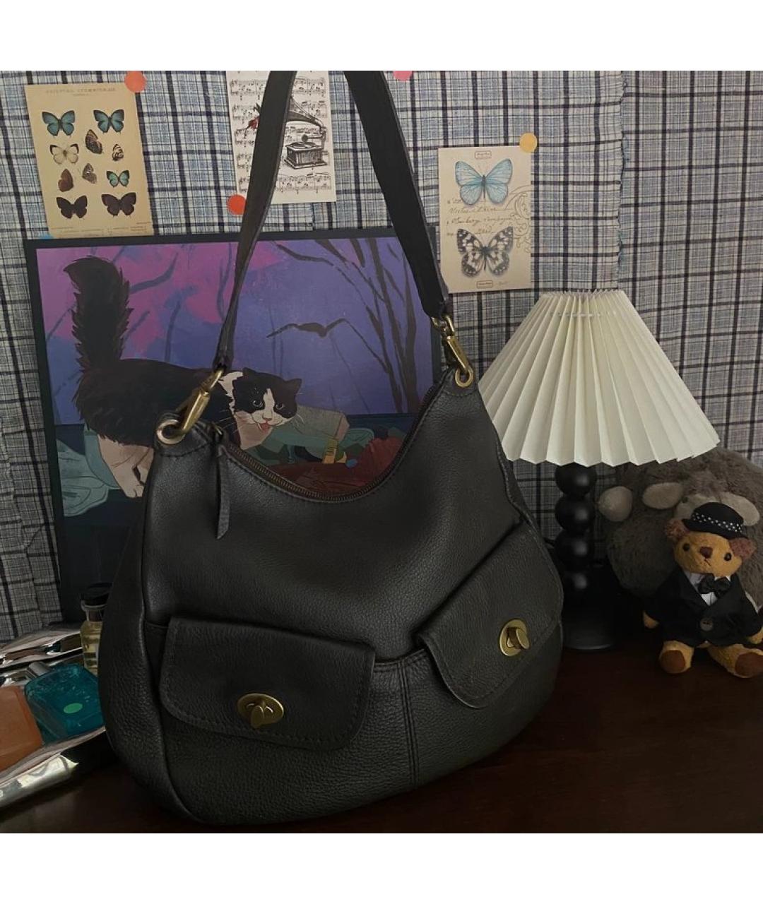 MIU MIU Коричневая кожаная сумка с короткими ручками, фото 9