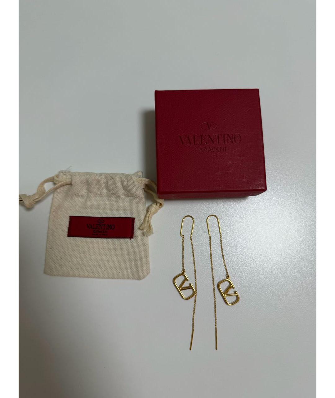 VALENTINO Золотые серьги, фото 5