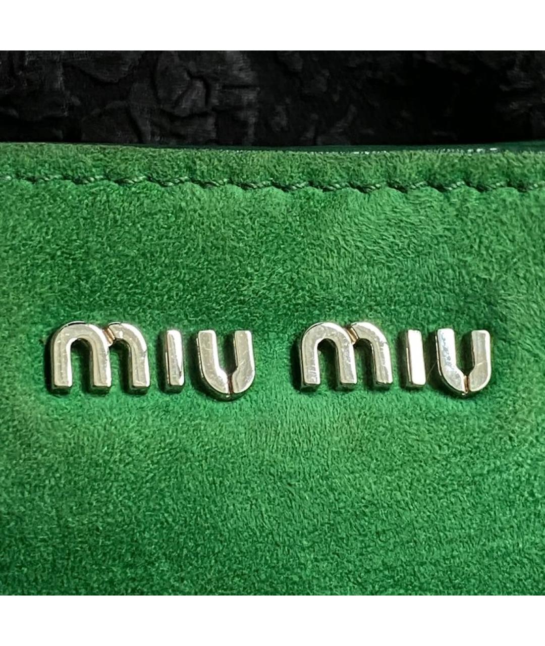 MIU MIU Мульти замшевая сумка тоут, фото 2