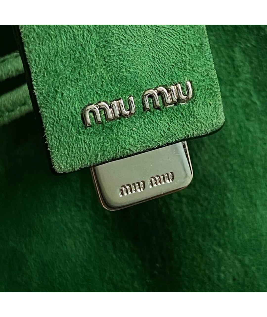 MIU MIU Мульти замшевая сумка тоут, фото 3