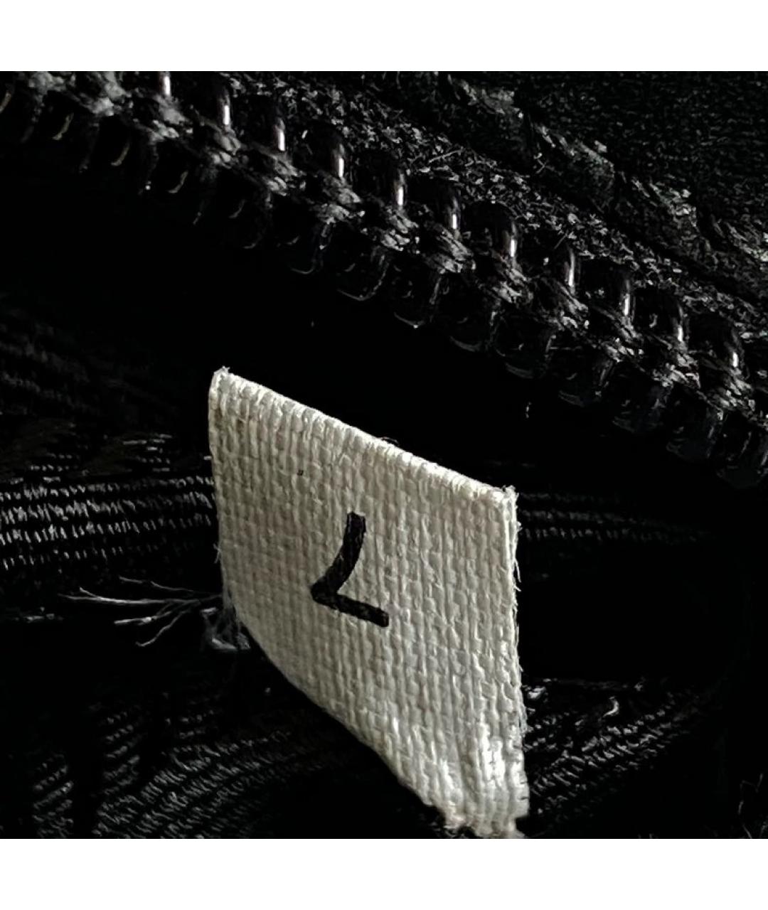 PRADA Черная кожаная сумка с короткими ручками, фото 7