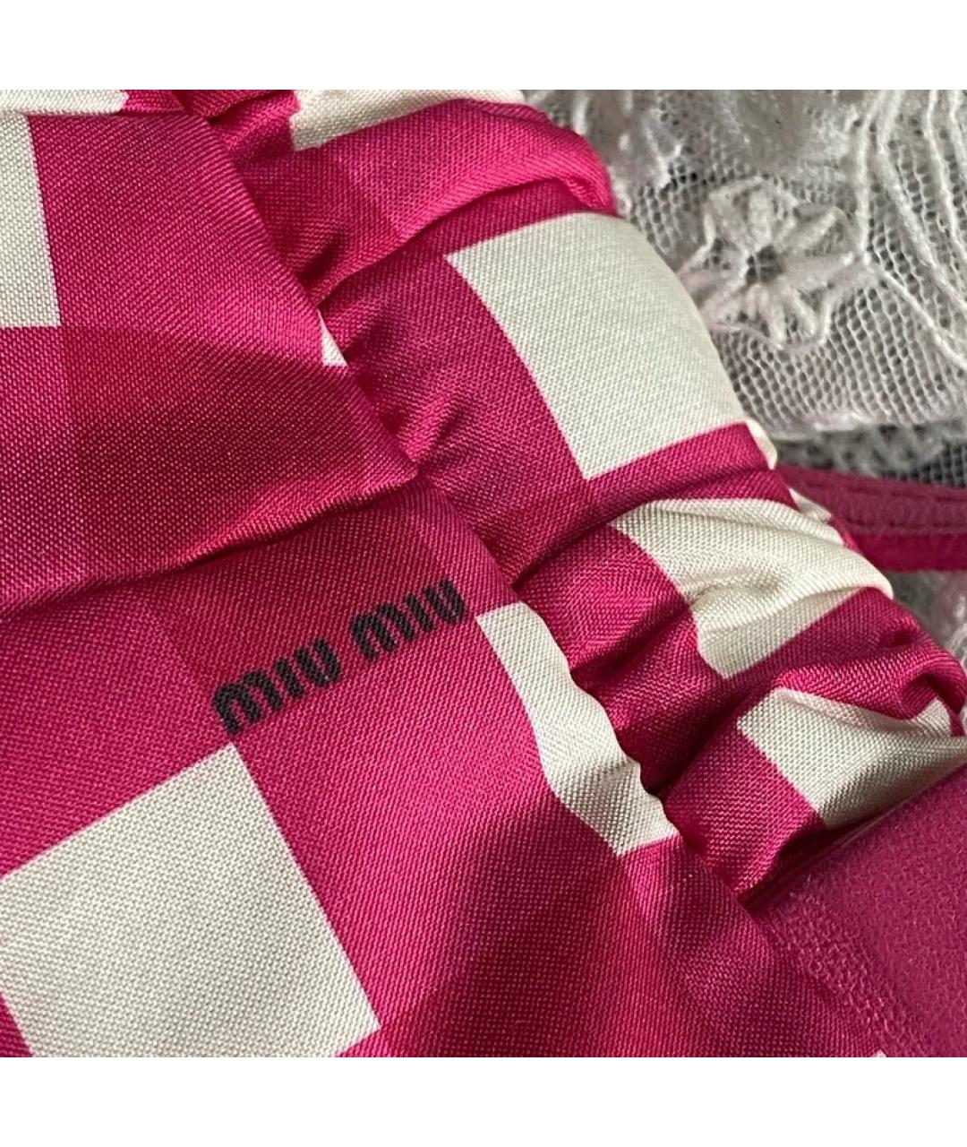 MIU MIU Синтетическая сумка с короткими ручками, фото 7