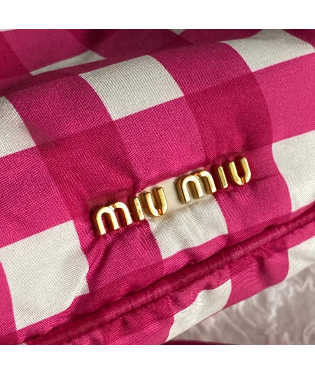 MIU MIU Синтетическая сумка с короткими ручками, фото 4