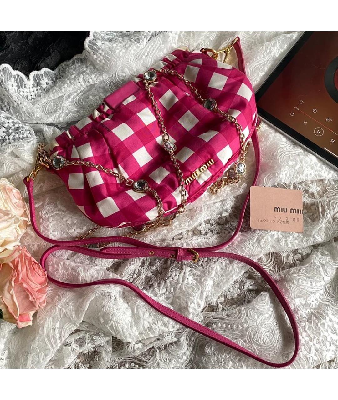 MIU MIU Синтетическая сумка с короткими ручками, фото 9