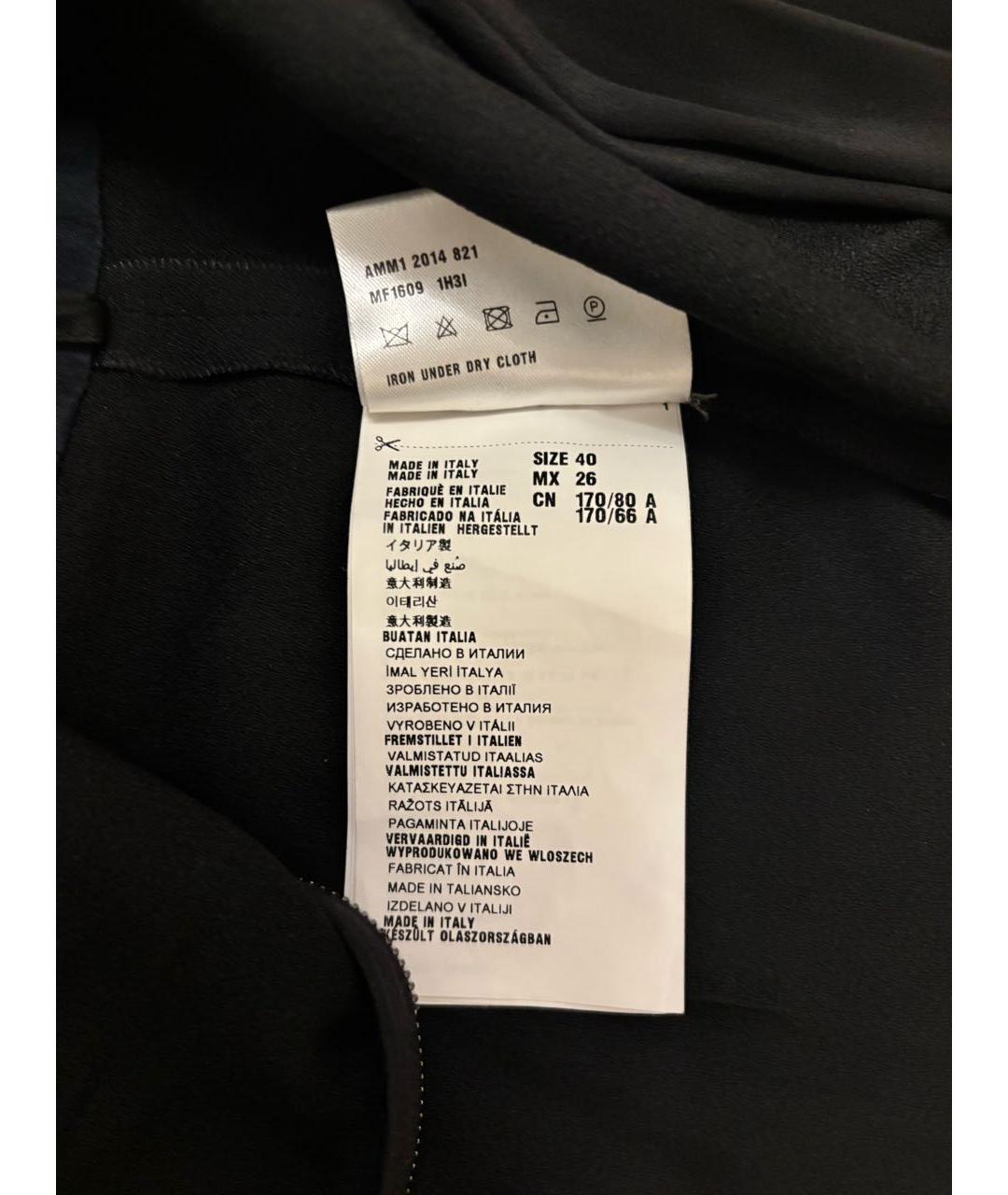 MIU MIU Темно-синее вискозное коктейльное платье, фото 5