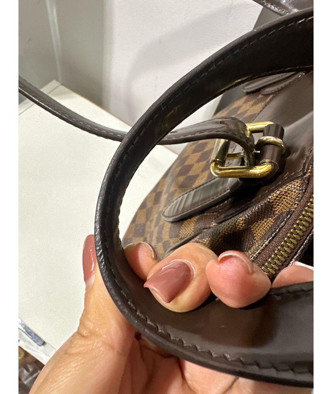 LOUIS VUITTON Коричневая сумка тоут, фото 4