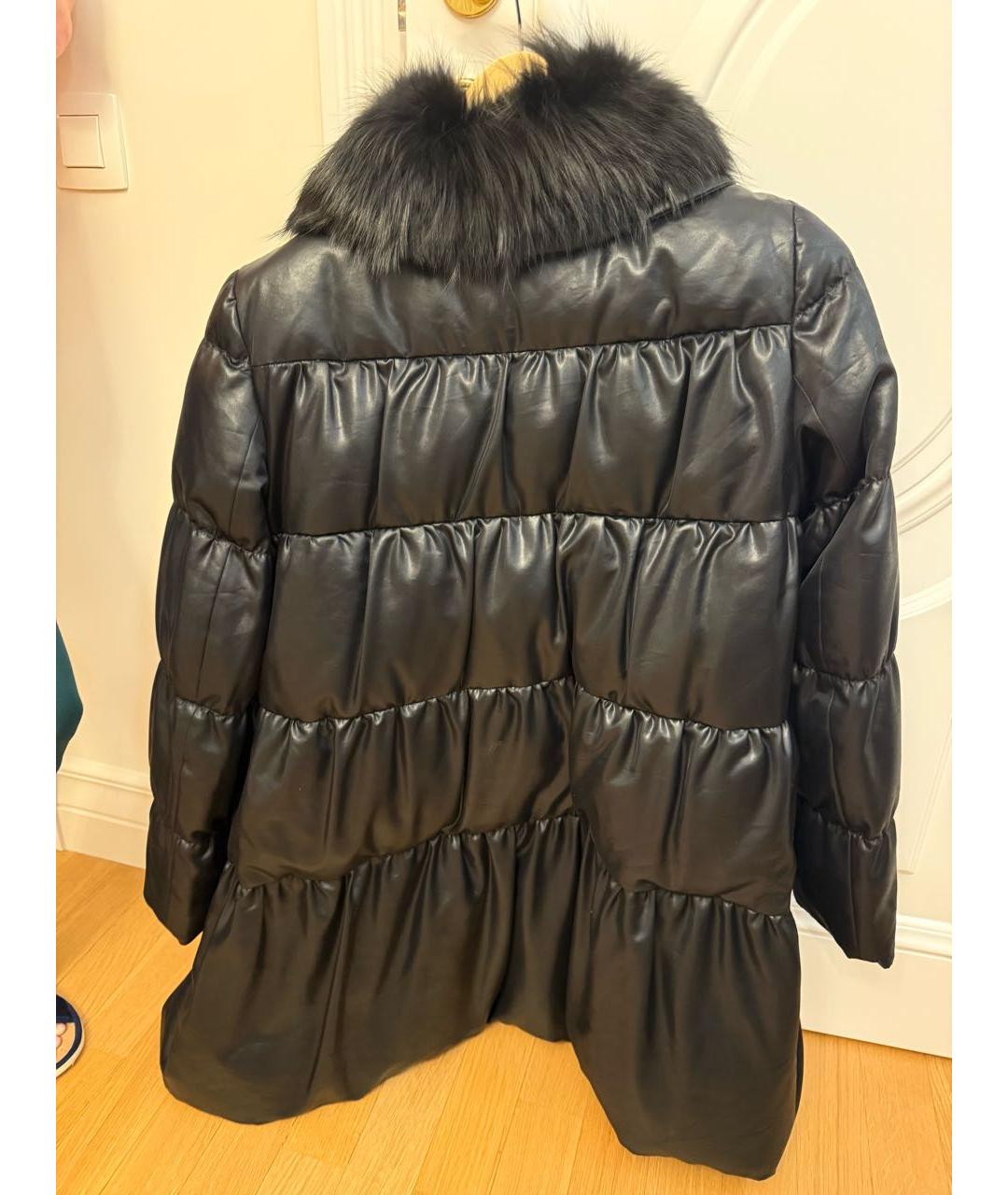 PRADA Черный синтетический пуховик, фото 2