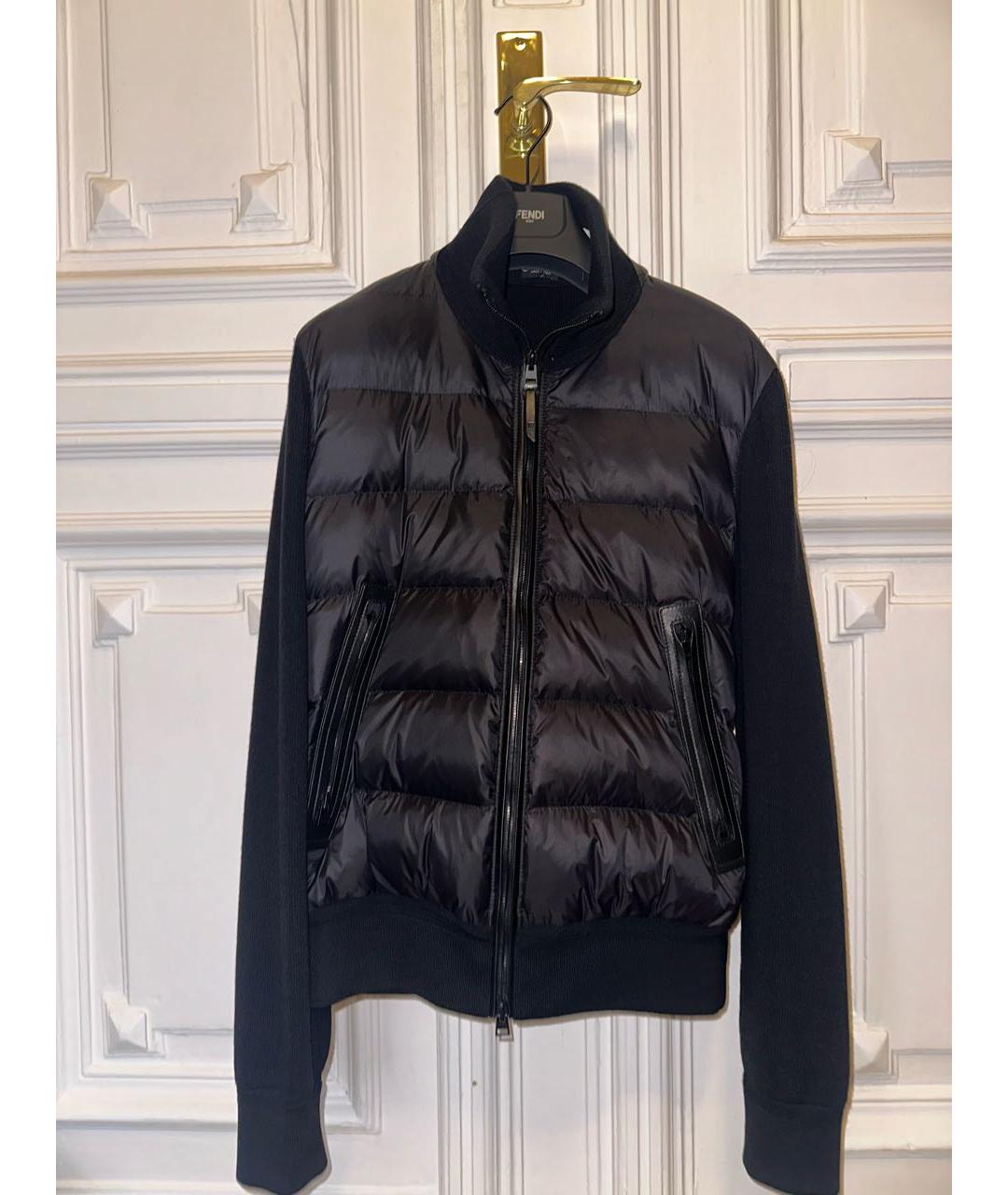TOM FORD Черная хлопковая куртка, фото 3