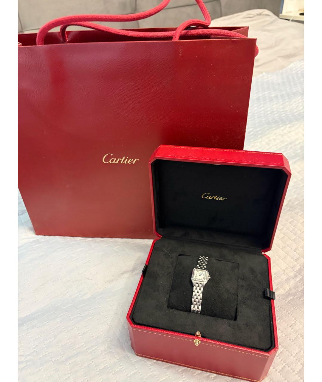 CARTIER Серебряные металлические часы, фото 4