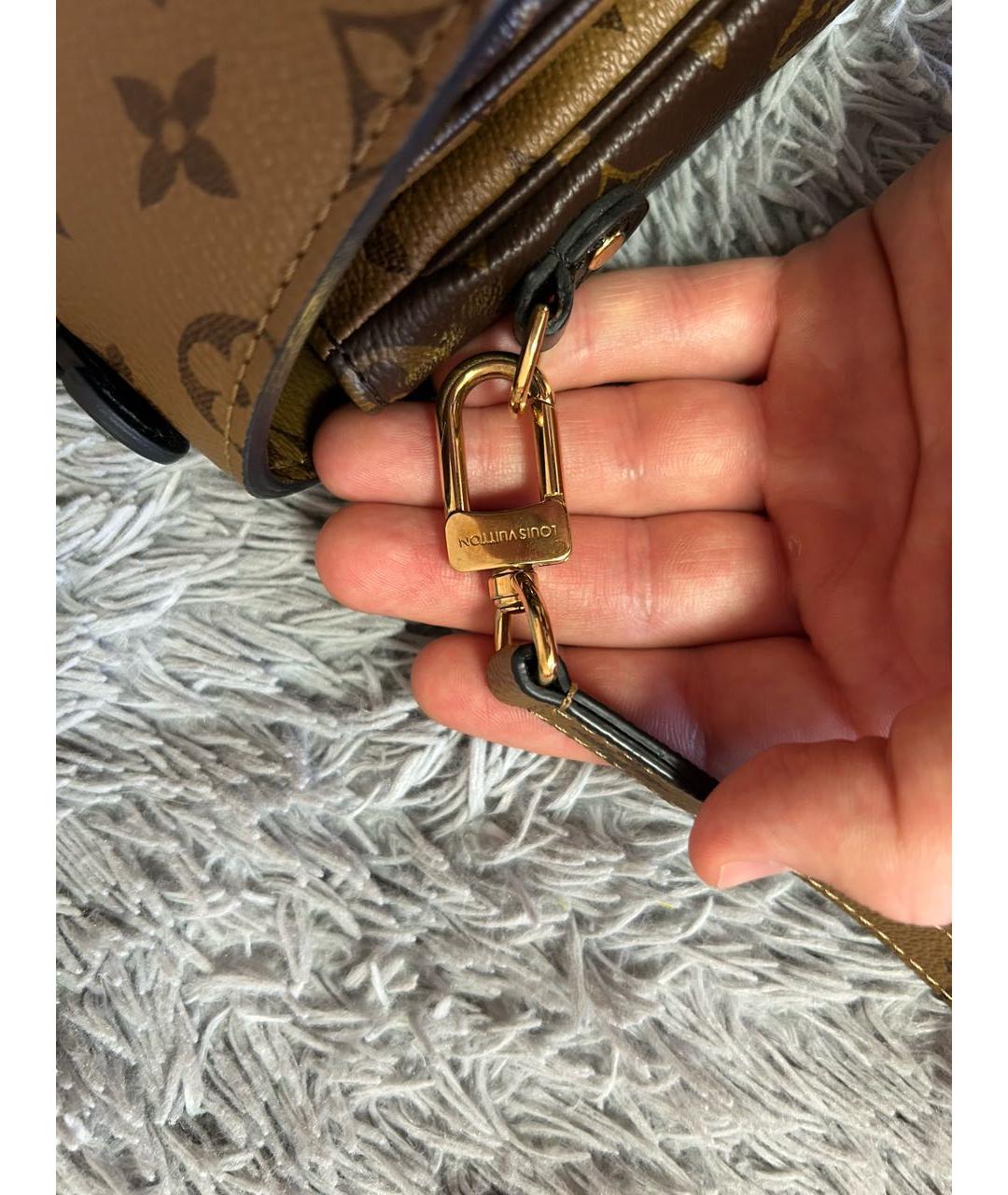 LOUIS VUITTON Коричневая сумка через плечо, фото 5
