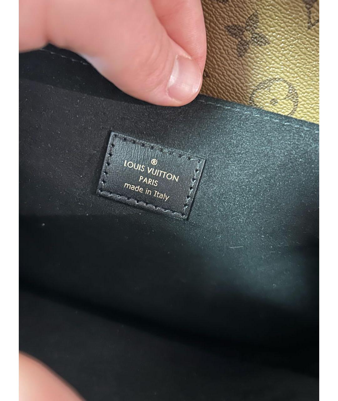 LOUIS VUITTON Коричневая сумка через плечо, фото 4