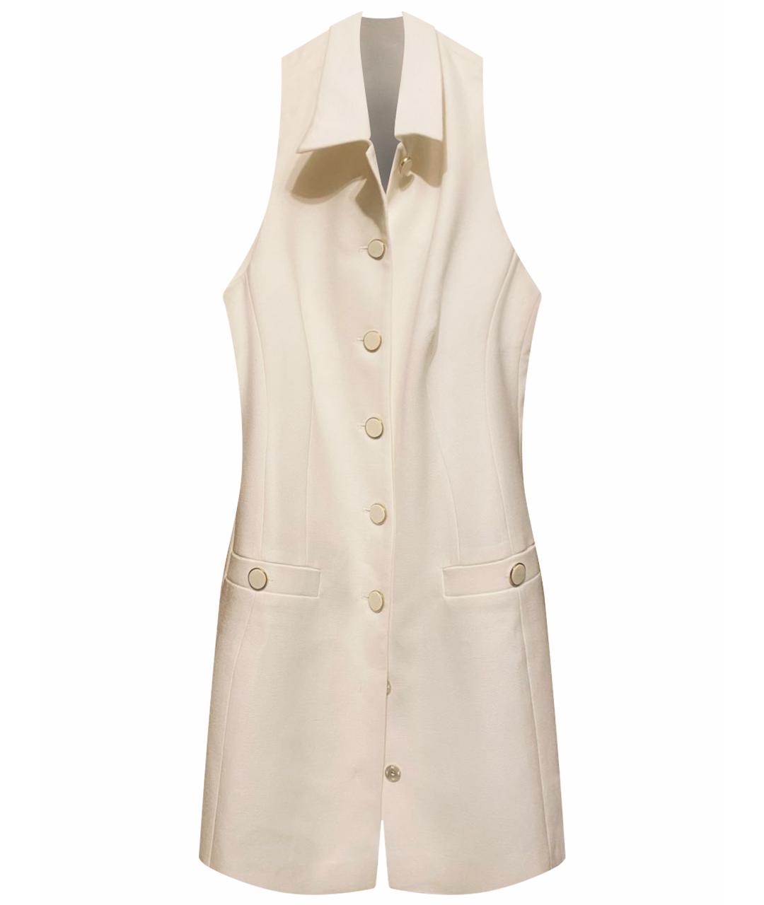 12 STOREEZ Белое полиэстеровое платье, фото 1