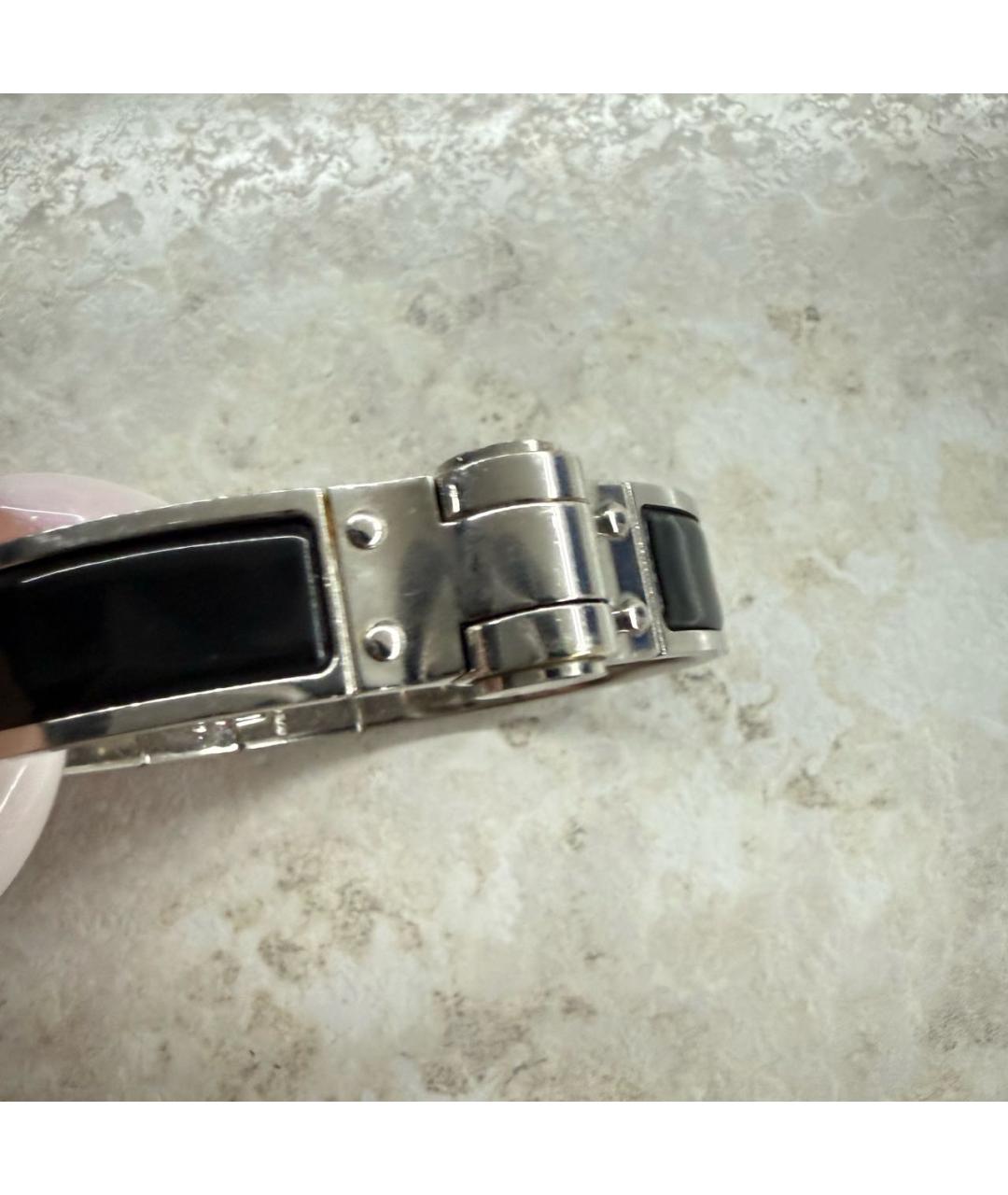 HERMES Черный металлический браслет, фото 4